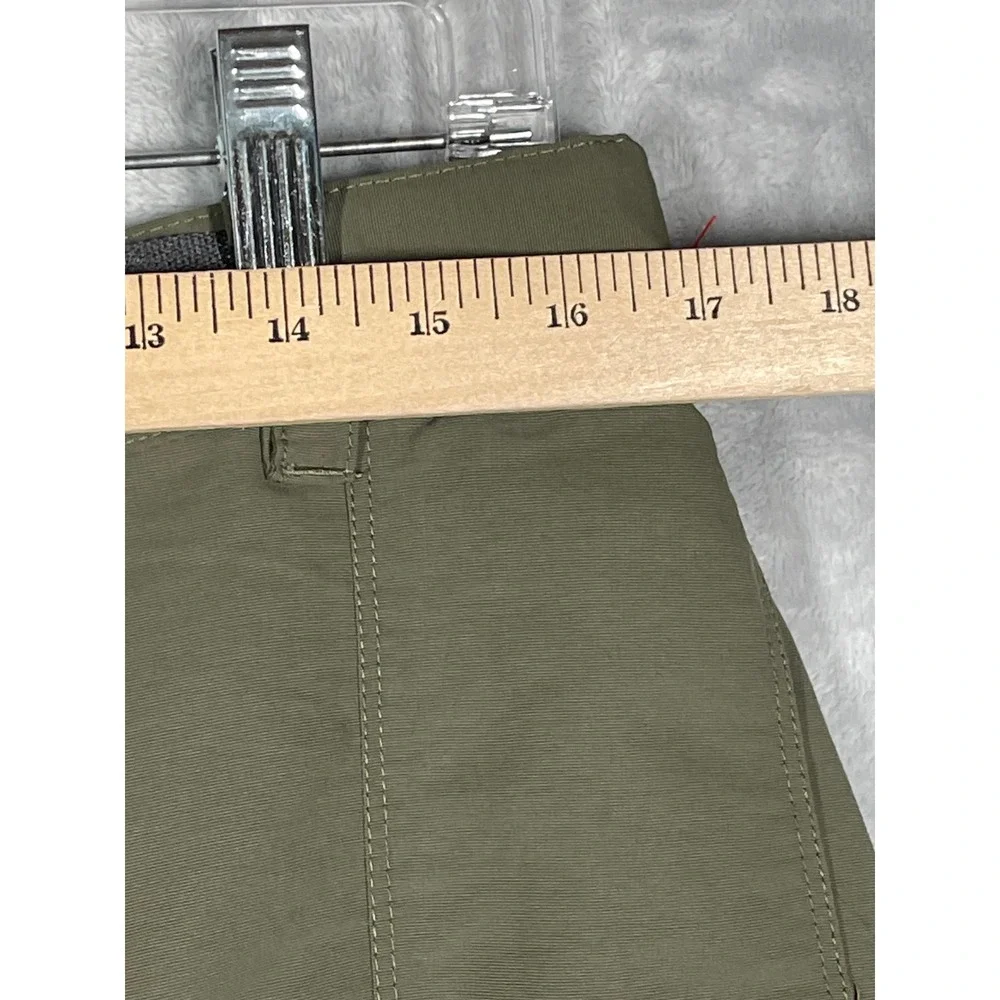 The North Face Mens L Olive Green Convertible Cargo Hiking Pants AJFB T325/T725